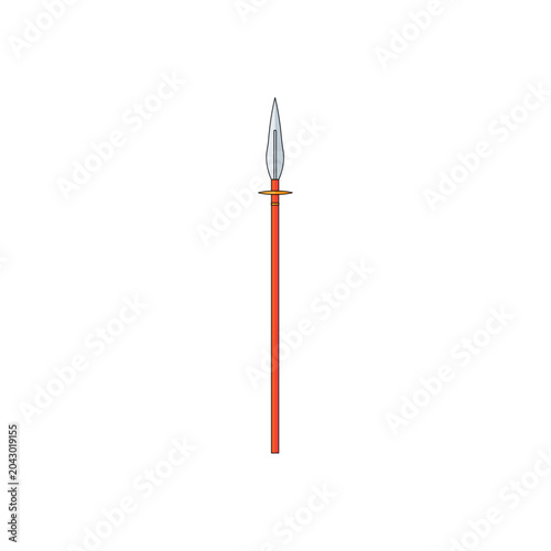 Canvas Print Massive Barbarian Two-Handed Claymore Illustration
