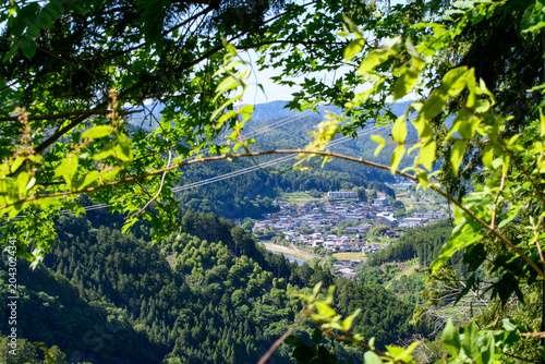 峠から見た風景