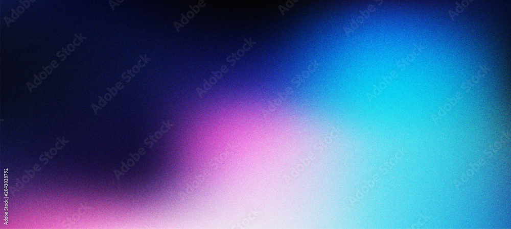 Obraz premium Abstract background design featuring a vibrant smooth gradient of deep blue and bright purple hues with a subtle grainy texture for a modern artistic visual display