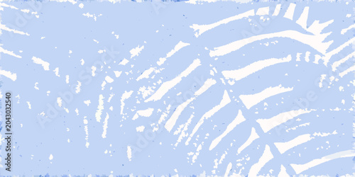 Tableau sur toile abstract brushstroke pattern on light blue art