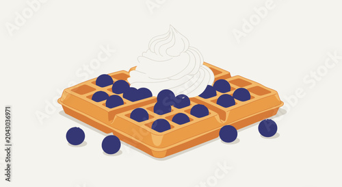 Photos Berry Waffle