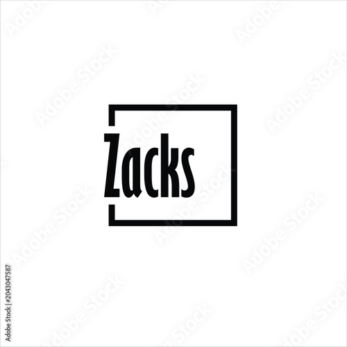 Zacks Investment Research Logo Isolated on White Background – Financial Analytics Brand Icon
