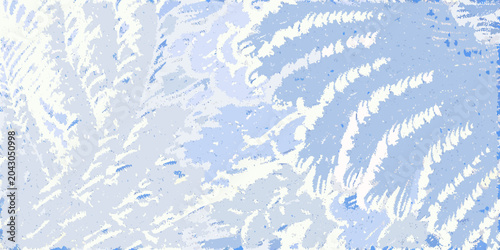 Tableau sur toile fern frond watercolor painting botanical nature artwork