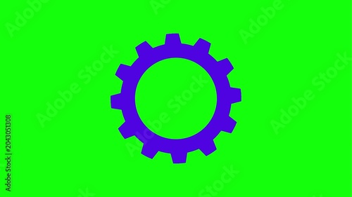 gear loop with green screen
