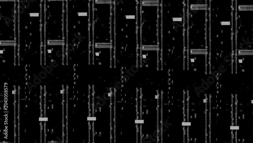 Dark Data Transmission Background, Cyber Signal Distortion Texture, Futuristic Technology Noise Overlay, Abstract Digital Pattern