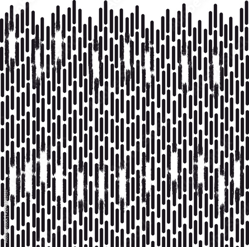 Foto A striped texture with short, closely spaced segments