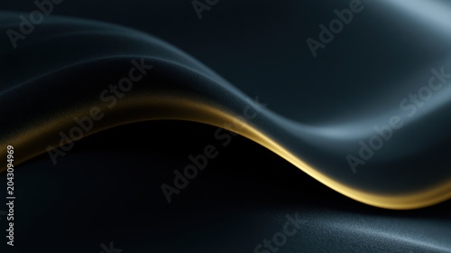 dark flowing abstract waves, premium digital motion background