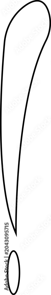 Obraz premium exclamation marks icon, Black mathematical symbols, bold flat vector graphic design concept, problem-solving, financial calculation, decision-making, data analysis. used for logical elements
