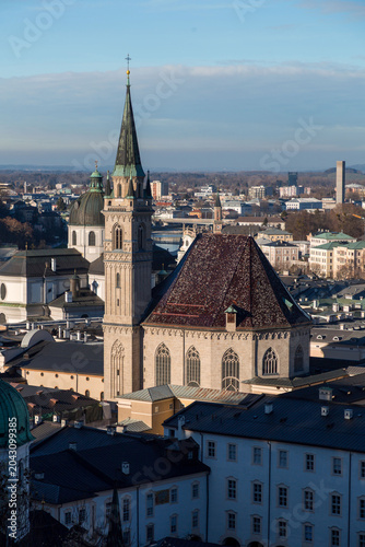 The Franciscan Church, Franziskanerkirche is one of the oldest churches in Salzburg, Austria