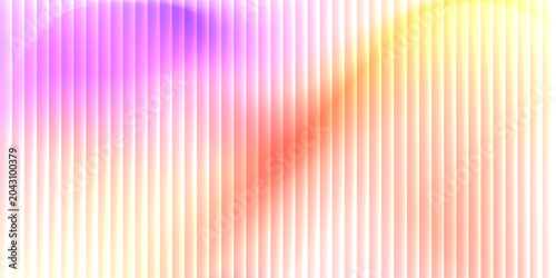 Принти на полотні Neon violet ribbons intertwine within crystal-clear layers