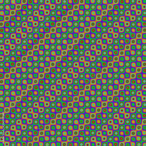 Op Art Seamless Geometric Pattern