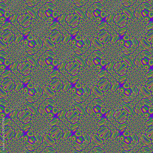 Op Art Seamless Geometric Pattern