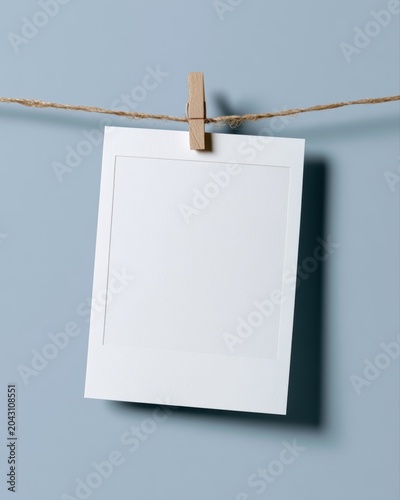 polaroid frame template, scrapbook style, realistic paper shadow