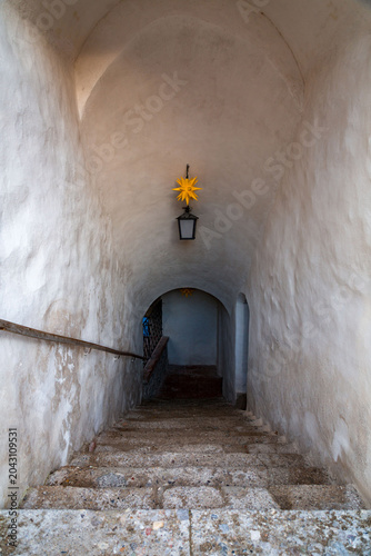 Interior of Hohensalzburg Fortress or Festung Hohensalzburg in Salzburg, Austria