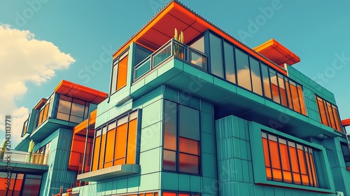 Modern Modular Building Architecture Design