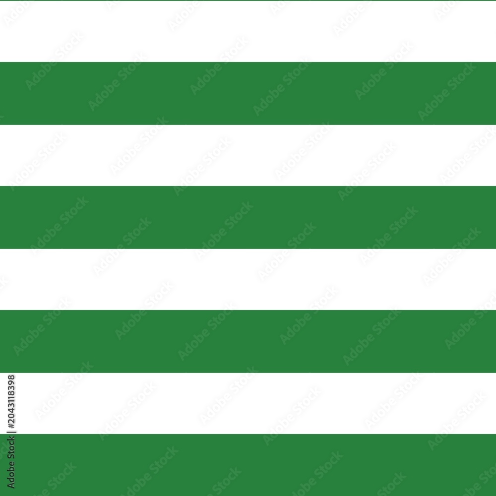 Obraz premium Seamless Green and White Horizontal Stripe Pattern Background
