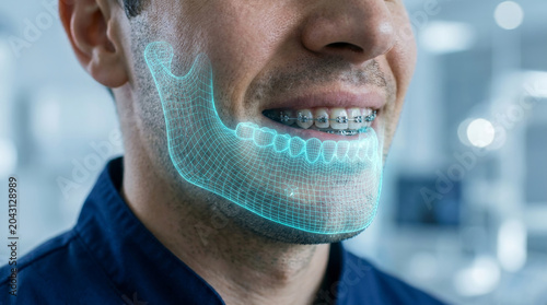 Ai diagnostic healthcare tool orthodontic brace Dental ai diagnostic healthcare tool guides orthodontic. future health care innovation. clinical science medicine research, patient analysis tool