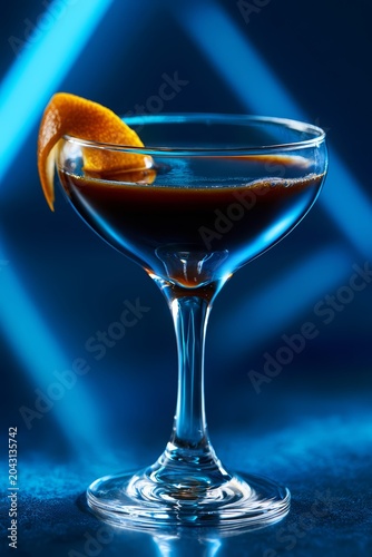 Тropical and summer alcoholic cocktails