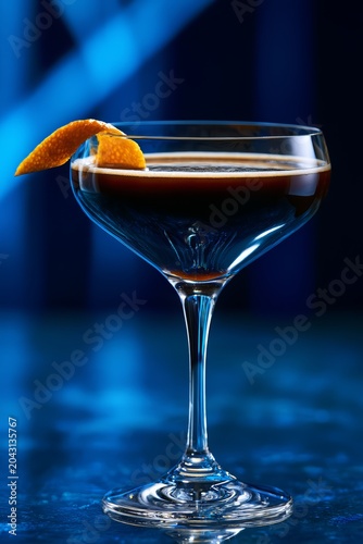 Тropical and summer alcoholic cocktails