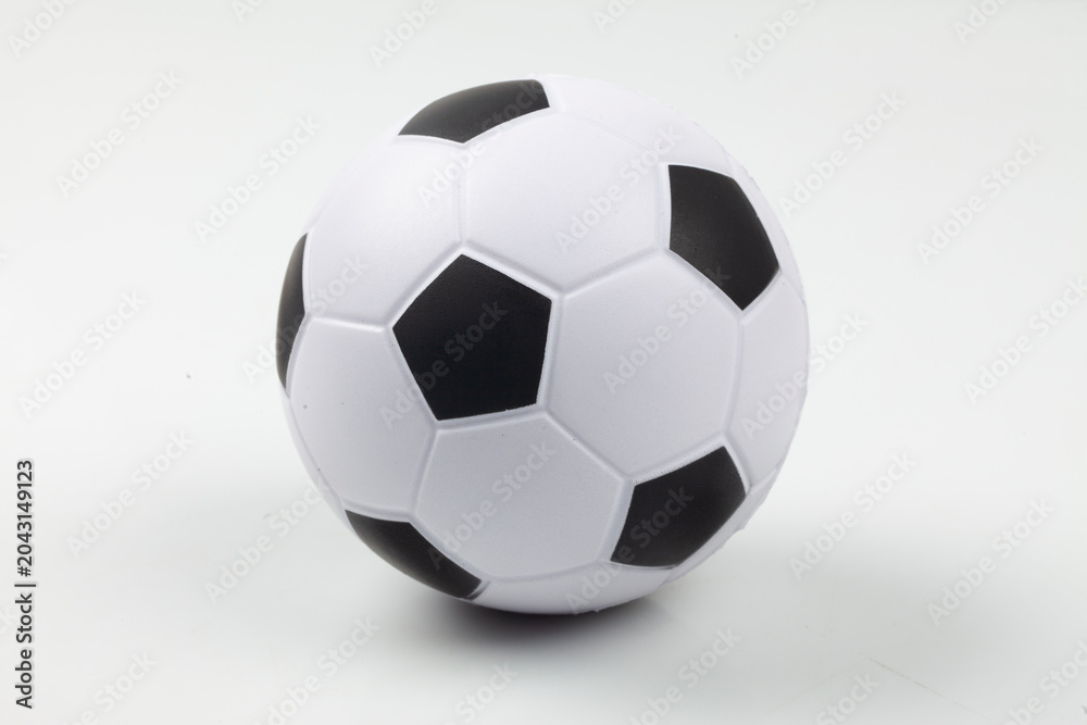 Fototapeta premium 축구공은 축구할 때 쓰는 공. A soccer ball is a ball used for playing soccer.