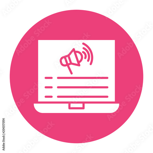 Tableau sur toile Sensationalism Vector Icon