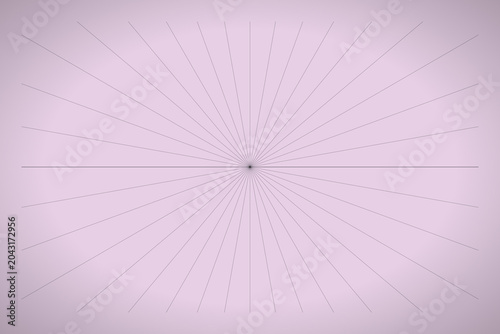 Abstract pink radial background with lines converging at the center  
