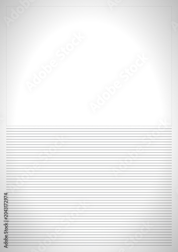 Minimalist abstract background with white and grey horizontal lines  