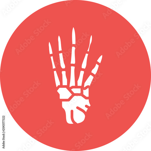 Konstfotografi Phalanges Vector Icon