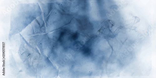 Fotografía Abstract blue sky background with grunge texture, clouds, fog and stormy atmosph