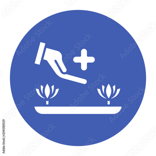 Fotografie Mainstream Medicine Vector Icon