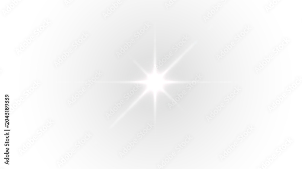 Obraz premium White glowing fantasy star sparkle background.
