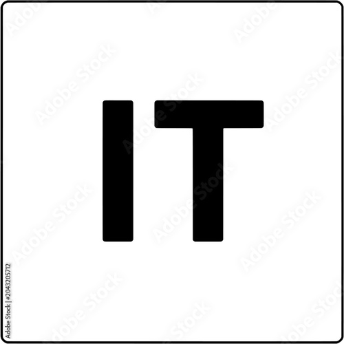 Canvastavla IT Country Code Symbol Italy Identifier Icon