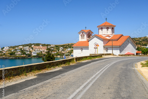 Schilderij op canvas The Church of Saint Philip located in Batsi of Andros