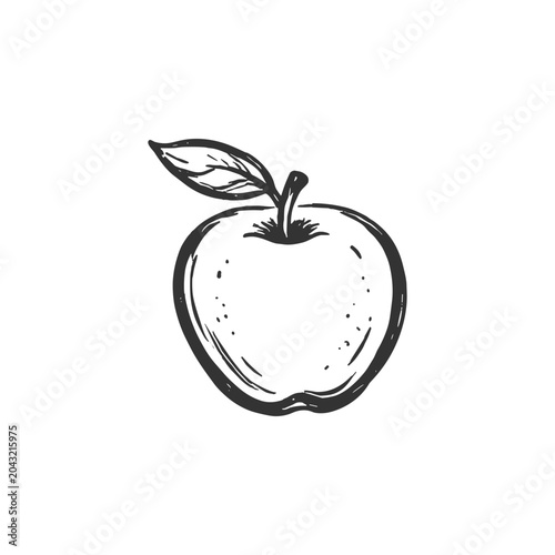 Hand Drawn Apple Illustration