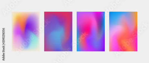 Фотография Abstract liquid gradients with fluid shapes and soft color blends creating mesmerizing visuals for modern backgrounds websites and creative digital art applications showcasing smooth movement