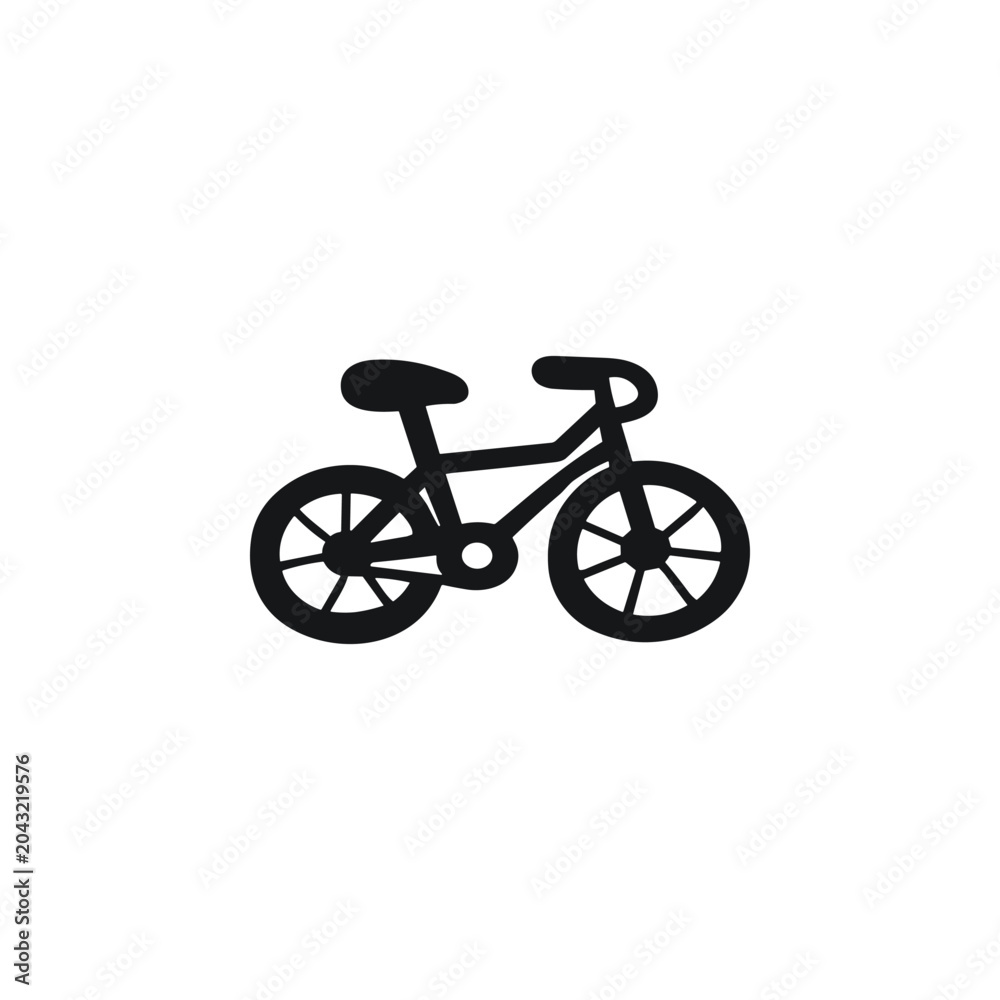 Fototapeta premium Simple Bicycle Icon