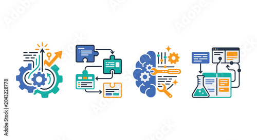 Prompt Engineering Icon Pack Collection