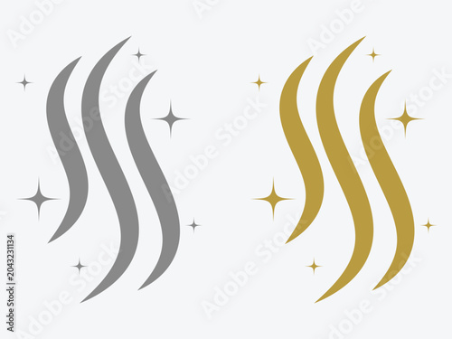Konstfotografi Smooth and silky icon vector