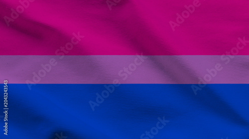 Photos Bisexual Pride Flag Textured Fabric Background