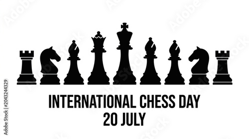 World Chess Day International Chess Day Illustration 20 July