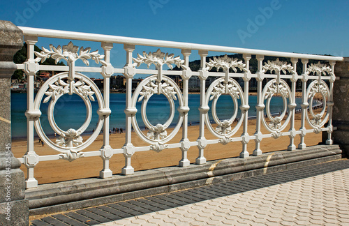 San Sebastian Bay, Spain, La Concha Beach, Donostia