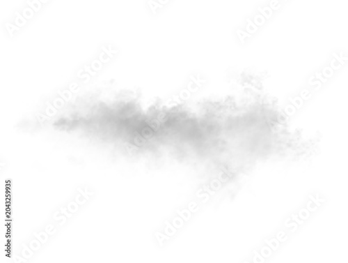 фотографія Dense Fluffy White Smoke and Fog on Transparent PNG Background Abstract Smoke C