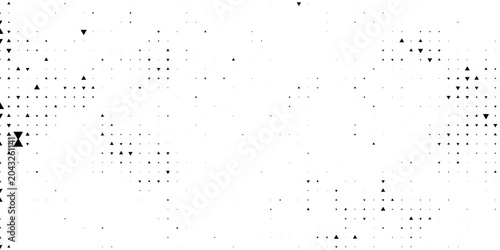 Valokuva Fading triangle halftone texture gradient pattern