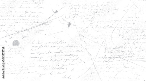 Canvastavla Faded handwritten script on textured paper with faint grey lines and smudges ant