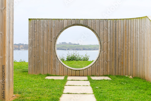 The Loctudy Viewpoint, a scenic coastal lookout located in Ribadeo town, Galicia