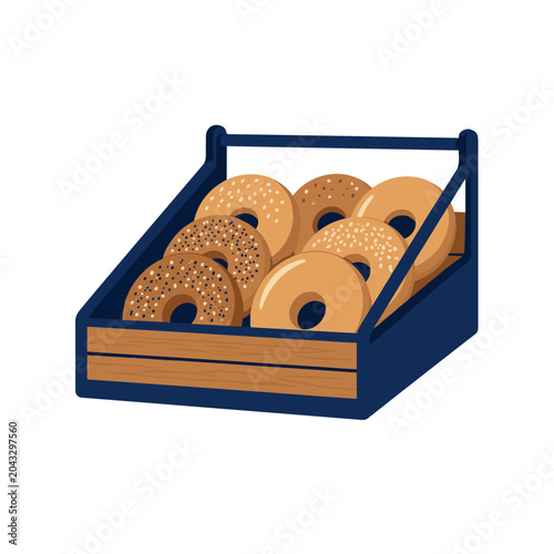 Bagel Display Crate Icon