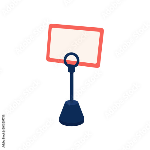 Countertop Price Sign Holder Icon