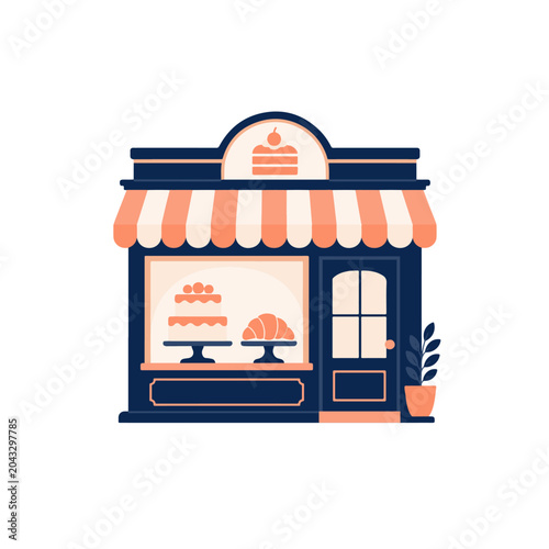 Cake Shop Storefront Icon