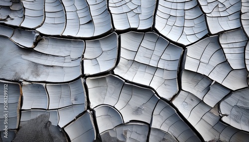 Weathered Texture A Close Up Of A Weathered Cracked Surface In Shades Of Grey And White Revealing The Subtle Textures And Imperfections Of Age