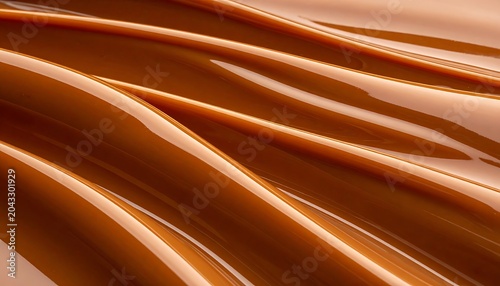 Smooth chocolate texture background closeup.